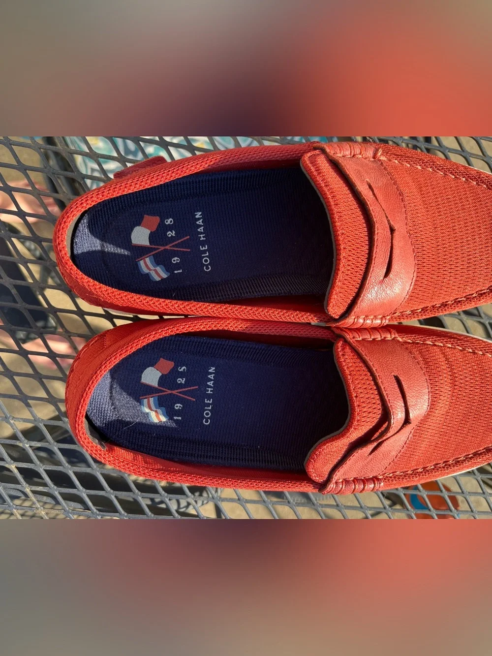 Cole Haan Canvas/Leather Loafers